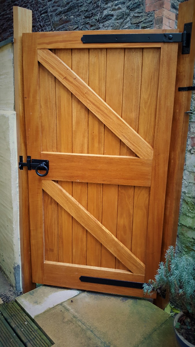 Custom Made Solid Wooden Gates to Bespoke Specs